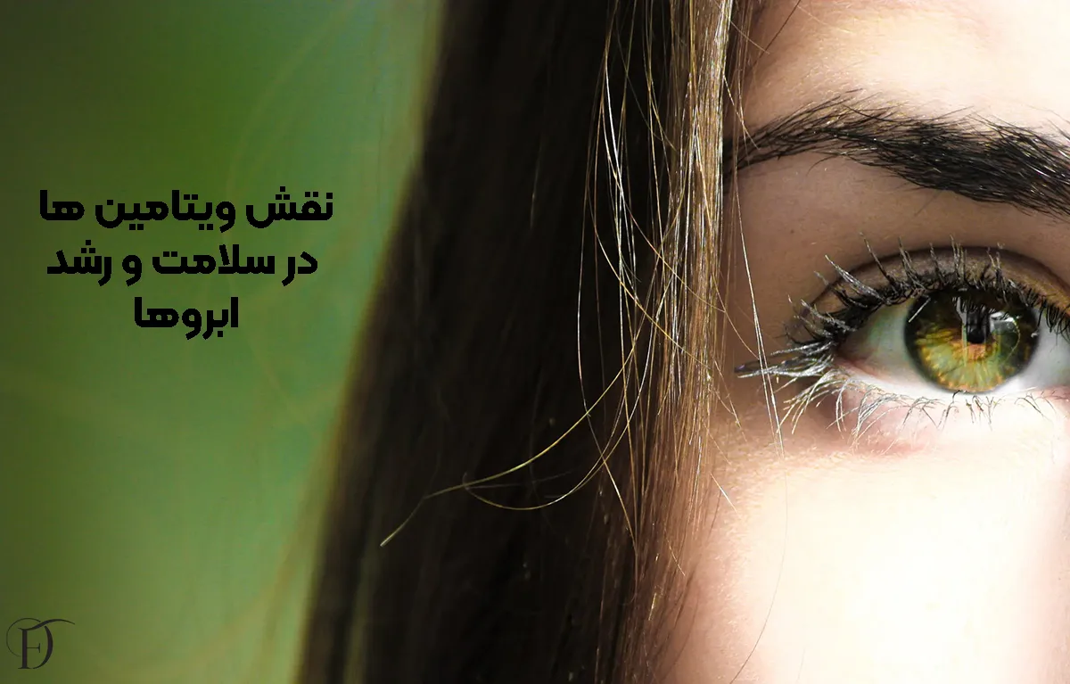 نقش ویتامین ها در رشد ابرو