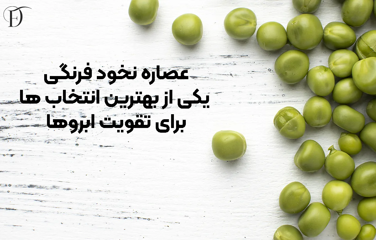 بهترین انتخاب برای رشد ابروها عصاره نخود فرنگی