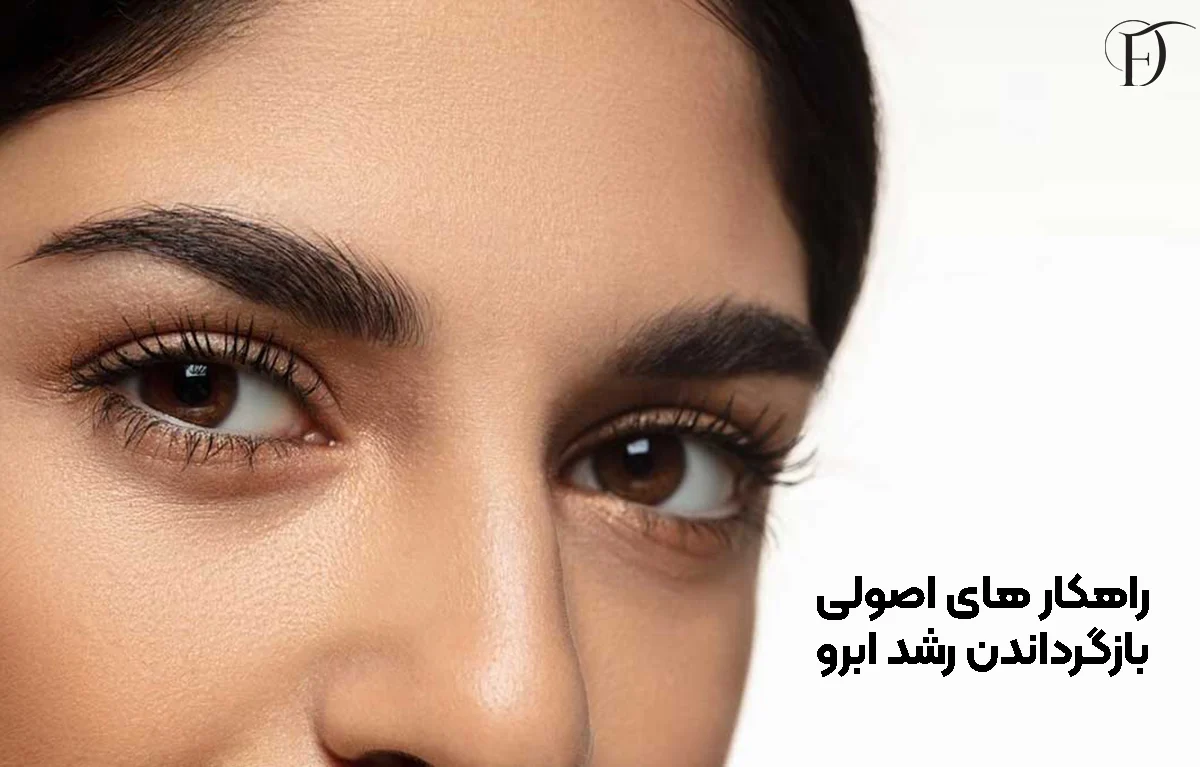 راهکار های بازگرداندن رشد ابرو