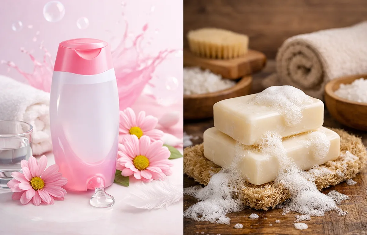 تفاوت صابون با ژل بهداشتی